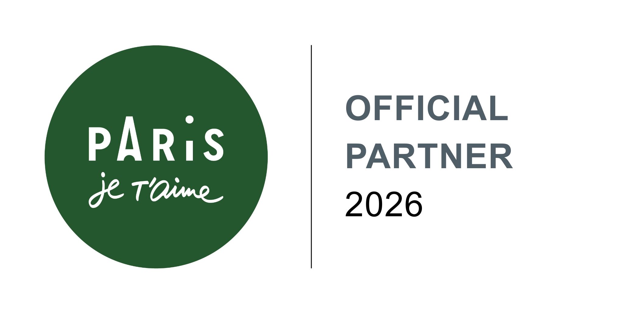 Paris je t’aime - official partner 2026